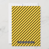 Invitation Fête des Anniversaires de enfants de bus de l'écol (Dos)