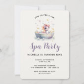 Invitation Fête des Anniversaires de enfants de la Fête des S (Devant)