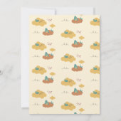 Invitation Fête des Anniversaires de enfants de la maison con (Dos)