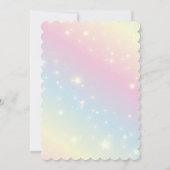 Invitation Fête des anniversaires de enfants sous la mer (Dos)