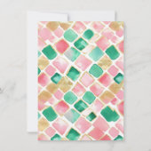 Invitation Fête des arbres de Noël (Dos)