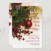 Invitation Fête des Baies de Fêtes (Devant / Derrière)