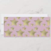 Invitation Fête des billets d'anniversaire des étoiles de cir (Dos)