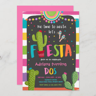 Invitation Fête des Cactus mexicains