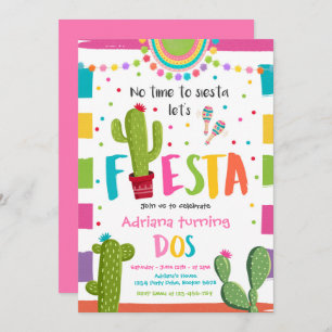 Invitation Fête des Cactus mexicains