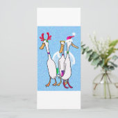 Invitation Fête des canards de Noël (Debout devant)