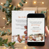 Invitation Fête des Choses Préférées de Fêtes Cozy