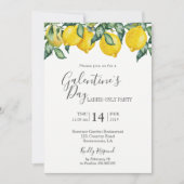 Invitation Fête des citrons de la Saint-Galentin (Devant)