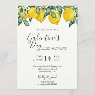 Invitation Fête des citrons de la Saint-Galentin