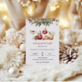 Invitation Fête des cocktails de vacances