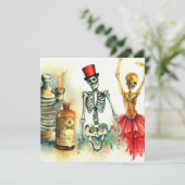 Invitation Fête des costumes et cocktails (Debout devant)