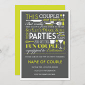 Invitation Fête des couples (Devant / Derrière)