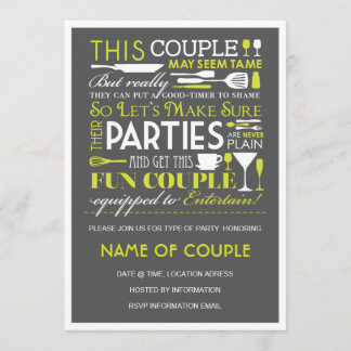 Invitation Fête des couples