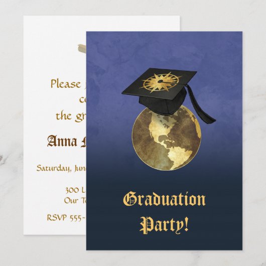 Invitation Fête des diplômes ! (Devant / Derrière)