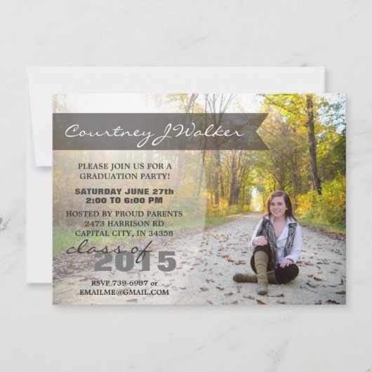 Invitation Fête des diplômés 2015 (Devant)