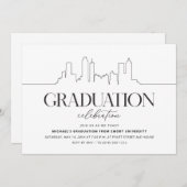 Invitation Fête des diplômés d'Atlanta (Devant / Derrière)