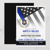 Invitation Fête des diplômes de l'Académie de police (Devant / Derrière)