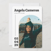 Invitation Fête des diplômés de l'université moderne (Devant)