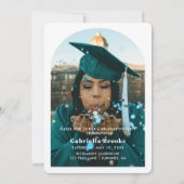 Invitation Fête des diplômés de l'université moderne (Dos)