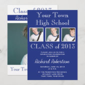 Invitation Fête des diplômes de lycée (Devant / Derrière)