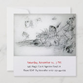 Invitation FÊTE DES DOUZE ANS DE LA COQUILLE Saint-Valentin,  (Dos)