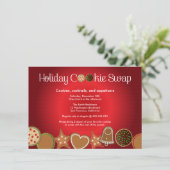 Invitation Fête des échanges de biscuits de Noël (Debout devant)