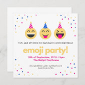 Invitation fête des émoji ! (Devant / Derrière)