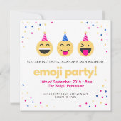 Invitation fête des émoji ! (Devant)