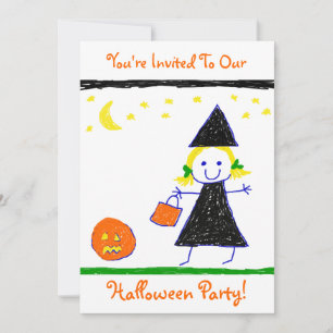 Invitation Fête des enfants d'Halloween !