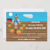 Invitation Fête des Épouvantails (paysage) (Devant)