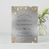Invitation Fête des étoiles d'or d'argent (Debout devant)