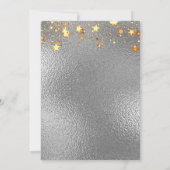 Invitation Fête des étoiles d'or d'argent (Dos)