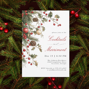 Invitation Fête des Évertagnes et des Baies de Noël