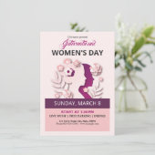 Invitation Fête des femmes Circulaire (Debout devant)