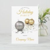 Invitation Fête des Fêtes de l'entreprise Star Gold d'Argent (Debout devant)