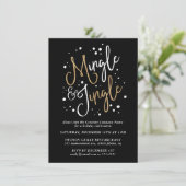 Invitation Fête des fêtes de Mingle & Jingle d'entreprise mod (Debout devant)