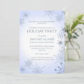 Invitation Fête des fêtes de neige d'hiver (Debout devant)