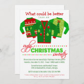 Invitation Fête des Fêtes de Noël (Devant / Derrière)