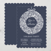 Invitation Fête des fêtes de Noël (Devant / Derrière)