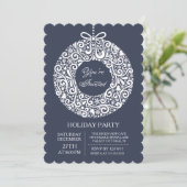 Invitation Fête des fêtes de Noël (Debout devant)