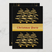 Invitation Fête des fêtes de Noël (Devant / Derrière)