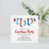 Invitation Fête des fêtes de Noël (Debout devant)
