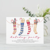 Invitation Fête des fêtes de Noël (Debout devant)