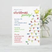 Invitation Fête des Fêtes de Noël (Debout devant)