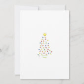 Invitation Fête des Fêtes de Noël (Dos)