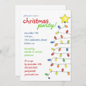 Invitation Fête des Fêtes de Noël (Devant / Derrière)