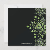 Invitation Fête des Fêtes des bijoux noirs (Dos)