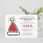 Invitation Fête des Fêtes du Père Noël (Debout devant)