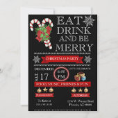 Invitation Fête des fêtes élégantes (Devant)