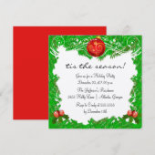 Invitation Fête des Feuilles et des ornements (Devant / Derrière)